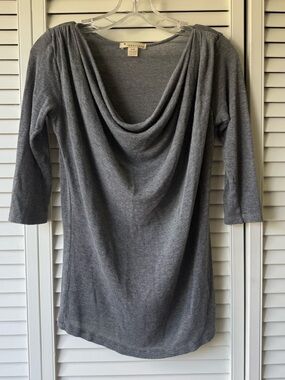 Forever 21 Gray Cowl Neck Tunic